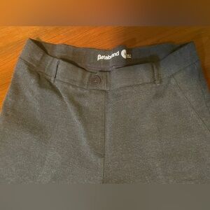 Betabrand Women’s Medium Charcoal Gray Pants Yoga
